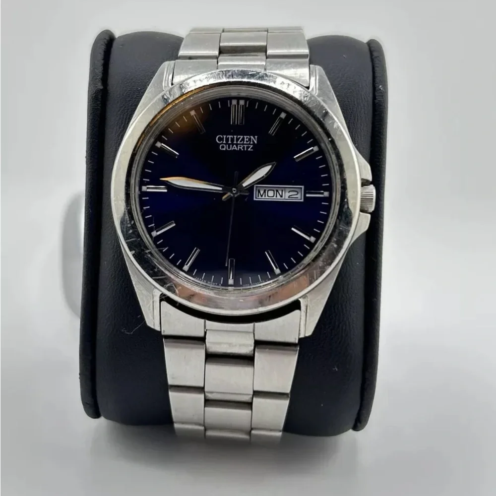 Citizen 40mm Silver Stainless Steel BF0500-57L #39 new battery